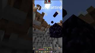 best rat in mc history shorts gaming minecraft [upl. by Naujuj]