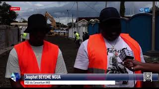 La réhabilitation des routes cité pépinière et 1ere cité d’Akanda Estuaire Gabon [upl. by Marlene]