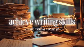 Excellent writing skills subliminal ✍️ with cosmic formula [upl. by Adolpho]