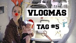 VLOGMAS 5 🎄  Ich zeige euch meine Nähecke ✂️ [upl. by Ramirol353]