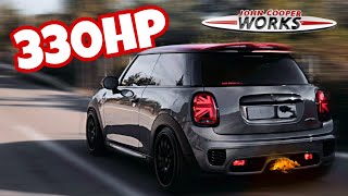 MINI GUN 330 Hp🔥  Mini JCW 2017 [upl. by Siwel]