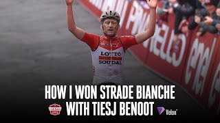 Strade Bianche Tiesj Benoot recalls 2018 win [upl. by Inaliak]