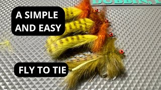 How to Tie A Simple And Easy Fly  The Rabbit Craw [upl. by Jaquelyn]