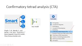 53  Confirmatory tetrad analysis no SmartPLS 3 formativo ou reflexivo [upl. by Aennaej]