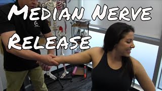 Median Nerve Compression  MSR Release Protocol [upl. by Egor]