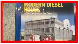 Walthers HO Scale Diesel Shed 12 days of Christmas Day 1 [upl. by Ayotak]