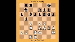 Bobby Fischer vs Boris Spassky  Game 21 1992 chess [upl. by Tillie]