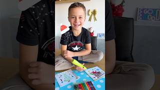 🎄Luca bastelt eine Weihnachtskarte basteln lernen kinder weihnachten diy kidsvideo kreativ [upl. by Namzzaj50]