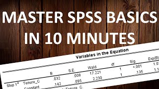 SPSS Tutorial 10Minute Guide for Beginners [upl. by Noelyn]