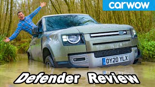 Land Rover Defender 2021 indepth on and offroad REVIEW [upl. by Marciano237]