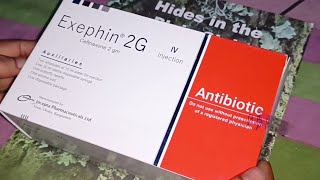 Ceftriaxone 2g iv injection push Exephin 2g injection video 24 Ep60 By anik health tips [upl. by Lai]