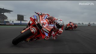 ENEA BASTIANINI VS FRANCESCO BAGNAIA  MOTOGP THAILAND  MOTOGP 24 GAMEPLAY REPLAY [upl. by Ntsyrk]