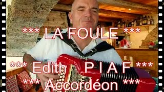 quotLA FOULE quot d EDITH PIAF  valse musette accordeon numerique cava digit air [upl. by Asemaj]