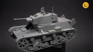 7TP  Polish Tank  Single Turret 135 by IBG  review [upl. by Herrington692]