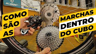 Marchas dentro do cubo Desmontamos um Shimano Nexus para manutenção Pedaleria [upl. by Notliw]