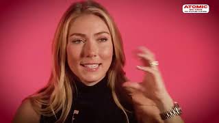 Mikaela Shiffrin 🇺🇸 Solden prerace interview sheskis atomic [upl. by Jobe680]