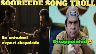 Sooreede Song Troll  Salaar Songs  Prabhas  Pritviraj  Prashanth Neel  Salaar Latest Song [upl. by Goodill225]