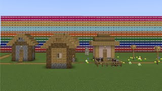 Minecraft tnt Vs Village [upl. by Kelcey]