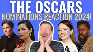 Oscar Nominations Reaction Video 2024 [upl. by Lap]