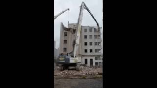 Caterpillar 365B UHD high reach demolition excavator  ProdemoOccamat EPC Groupe [upl. by Thomasina]