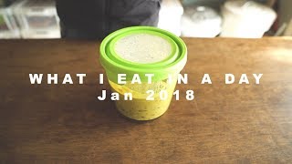 What I Eat in a Day  Jan 2018 [upl. by Giltzow]