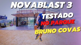 Testando o Tênis Novablast 3 da ASICS no Parque Bruno Covas [upl. by Erbas]