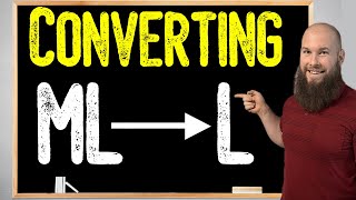 How To Convert Milliliters To Liters  ml to L [upl. by Nirag]