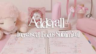 𝐀𝐝𝐝𝐞𝐫𝐚𝐥𝐥 ꒰Increase Focus amp Productivity Subliminal꒱˚୨୧⋆｡˚ ⋆ [upl. by Ahsenat]