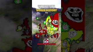 How important was your country in WORLD HISTORY V2 mapping history europe shorts [upl. by Granger]