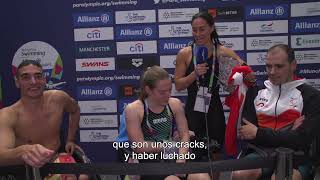 Bronce Nahia Zudaire y del relevo español en el Mundial de Natación Paralímpica [upl. by Flita]