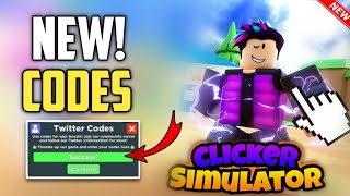 ⚠️New Upd⚠️ ALL NEW CODES FOR CLICKER SIMULATOR 2024  ROBLOX CLICKER SIMULATOR CODES 2024 [upl. by Annol]