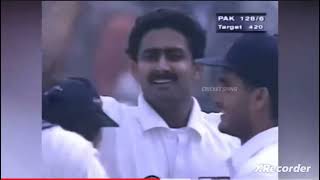 Anil Kumble 10 wicket against Pakistan [upl. by Horst548]