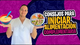 Consejos para iniciar alimentación complementaria alimentacióncomplementaria [upl. by Dnallor]