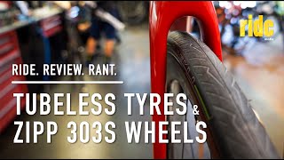 Ride Review Rant Big fat tubeless tyres – really good for your road bike save ±12 watts [upl. by Magocsi756]