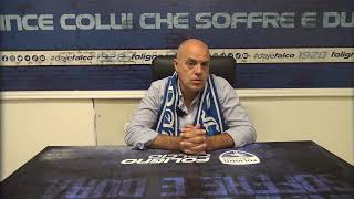 🎙️ Verso Foligno Calcio  Spoleto mister Michele Proietti in conferenza stampa [upl. by Elliot]