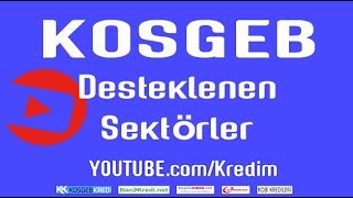 KOSGEB desteklenen sektörler ve NACE kodları [upl. by Aliehc140]