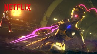 Taro Battles Mystery Woman  ULTRAMAN Final Season  Clip  Netflix Anime [upl. by Ardnuhsed]