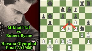 Mikhail Tal applied intense pressure launching a relentless attack despite the threats [upl. by Ia364]