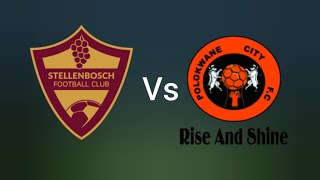 Stellenbosch FC Vs Polokwane City FC South Africa Premier Soccer League Match Today Live 2024 [upl. by Dilan]