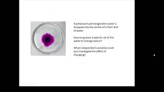 BTEC Applied Science Unit 3 Diffusion Experiments [upl. by Eneirda]