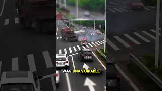 Sudden Turn Causes Unavoidable Collision😱 cctv car [upl. by Aisyle]