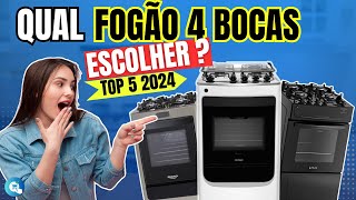 ⭐Top 5 Melhores Fogão 4 Bocas Para 2024  Fogão Custo Benefício  Melhor Fogão [upl. by Gibbs]