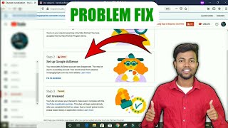 YouTube Monetization Problem Fix  You Already Have An Adsense Account Error  FIX 100 [upl. by Dunc892]