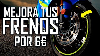 TRUCO MEJORES FRENOS EN MOTO 🏍️ por 6€ [upl. by Atsilac362]