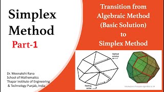 Simplex Method Part1 Introduction amp Transition from Algebraic to Simplex Method [upl. by Banwell811]