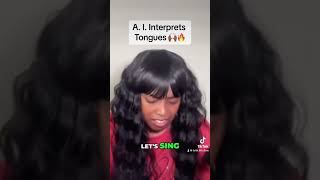 A I Interprets Tongues 🙌🏾🔥 ai tonguesoffire prayer jesus holyspirit faithlifeflow viral [upl. by Callan]