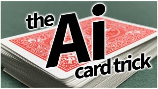 Artificial Intelligence Card Trick  Beginners Card Magic with Tutorial [upl. by Isabelle937]