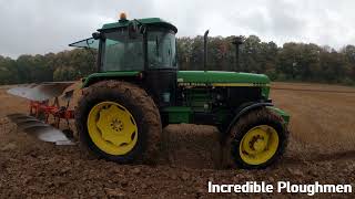 1982 John Deere 3350 59 Litre 6Cyl Diesel Tractor 100HP With Kverneland Plough Stockbridge [upl. by Juback621]