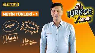 Metin Türleri Konu Anlatımı Söyleşi Deneme Makale Hikaye 7 Sınıf Türkçe 2022 [upl. by Keven]