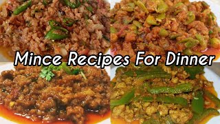 Mince Recipes For Dinner  Quick Meals For Dinner  Some recipes for dinner [upl. by Talie]